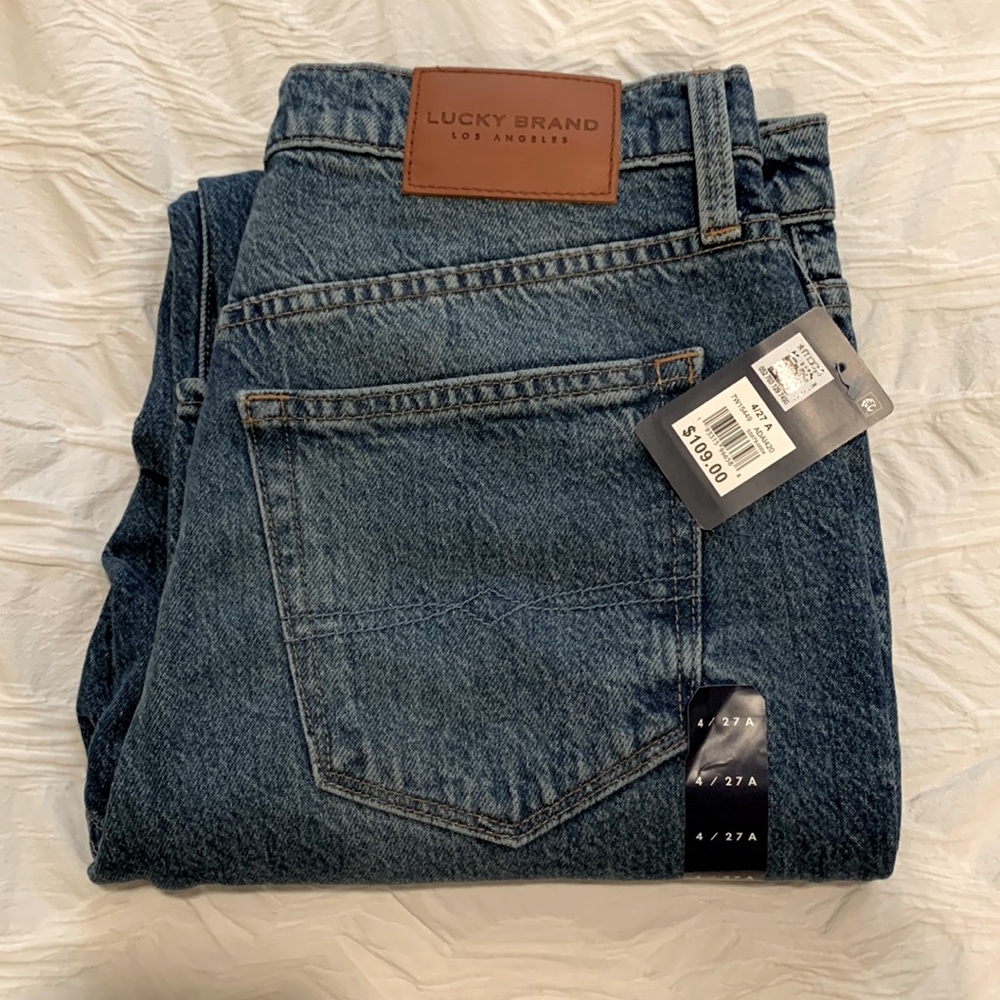 Lucky Brand High Drew Rise Mom Jean